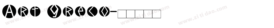 Art Greco字体转换
